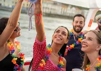 Porto: Douro River Party Boat with Sunset Option, Porto, Portugal, Porto Pass.
