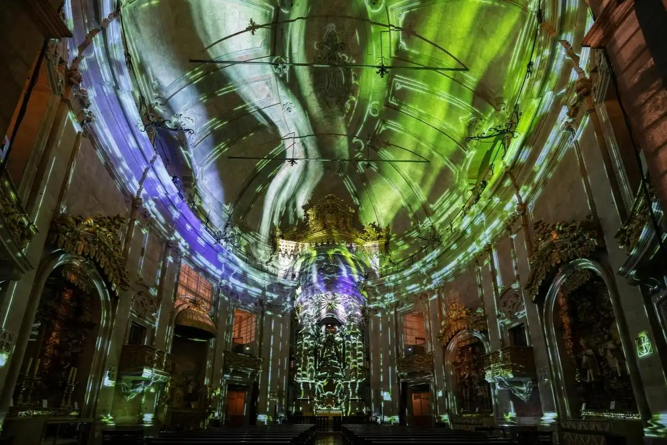 Spiritus Light Show at Clérigos Church, Porto, Portugal, Porto Pass.