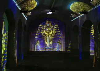 Geheimnisvolles Ägypten in der Immersivus-Galerie Porto, Porto, Portugal, Porto Pass. Geheimnisvolles Ägypten in der Immersivus-Galerie Porto, Porto, Portugal, Porto Pass.