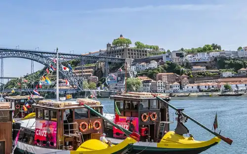 Six Bridges Cruise from Cais da Ribeira, Porto, Portugal, Porto Pass.