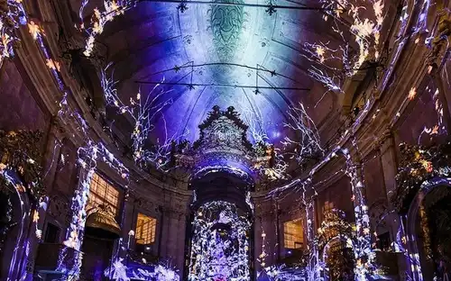 Spiritus Light Show at Clérigos Church, Porto, Portugal, Porto Pass.