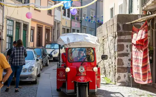 Porto: Guided Tuk Tuk City Tour + Visit to Port Wine Cellar with Tastings, Porto, Portugal, Porto Pass.