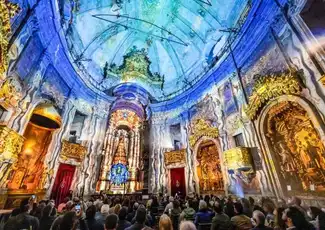 Spiritus Light Show at Clérigos Church, Porto, Portugal, Porto Pass.